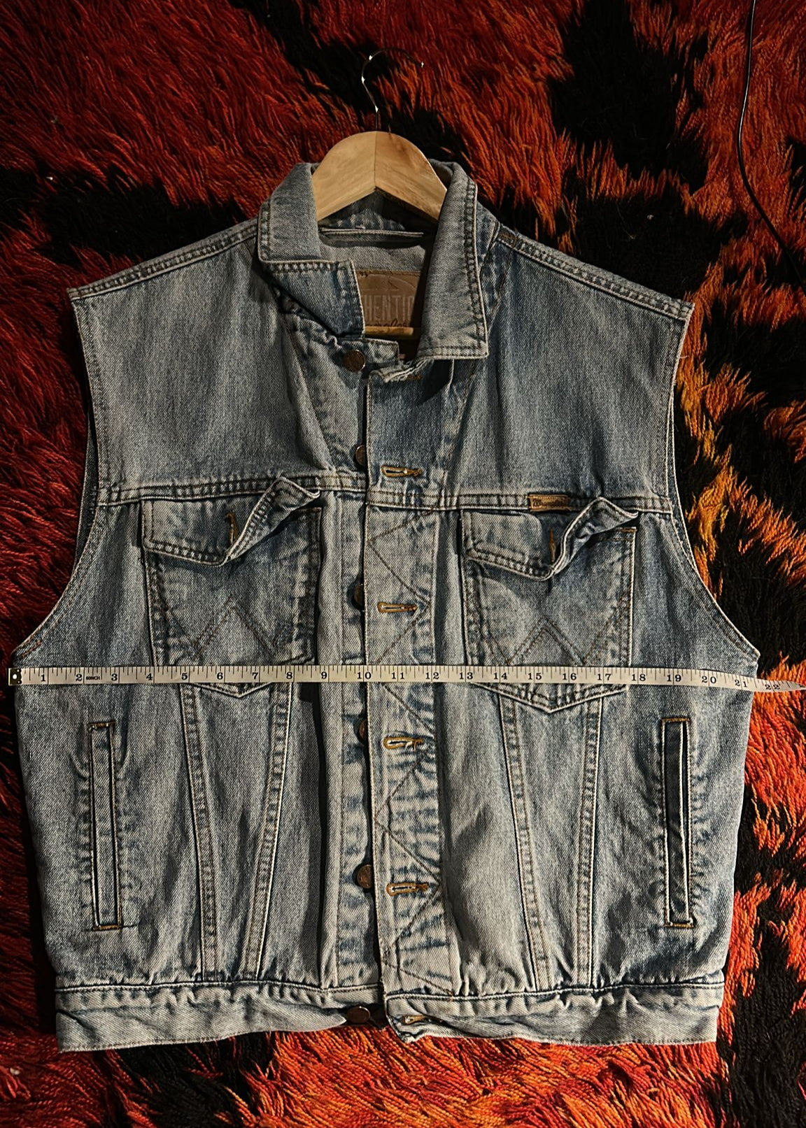 Wrangler sleeveless denim jacket