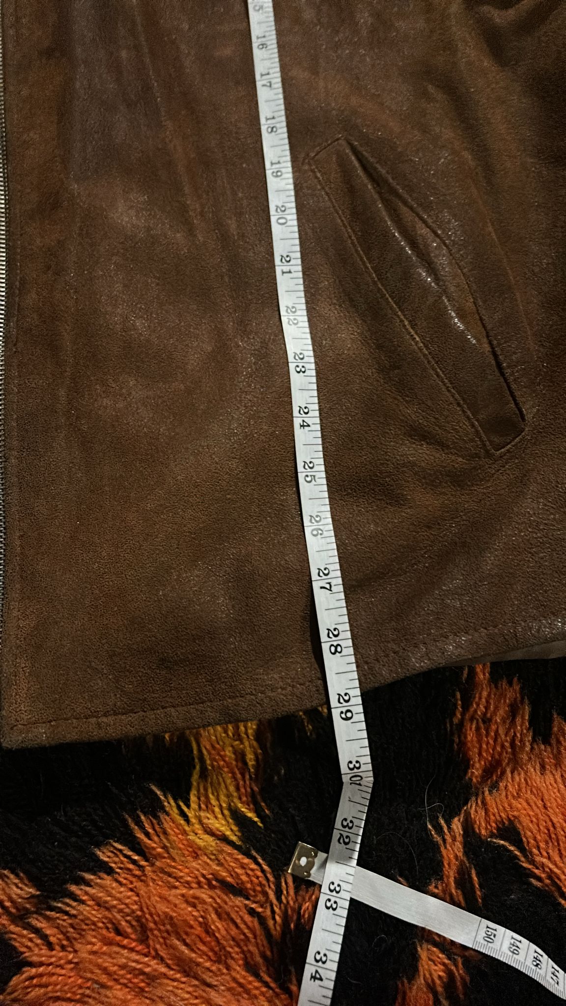 Brown Suede Bomber Jacket
