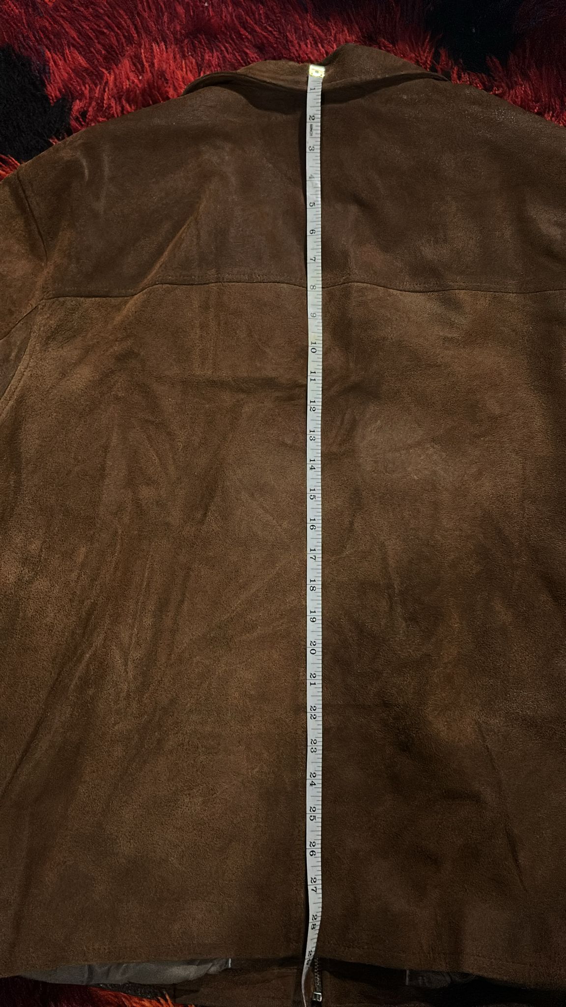 Brown Suede Bomber Jacket