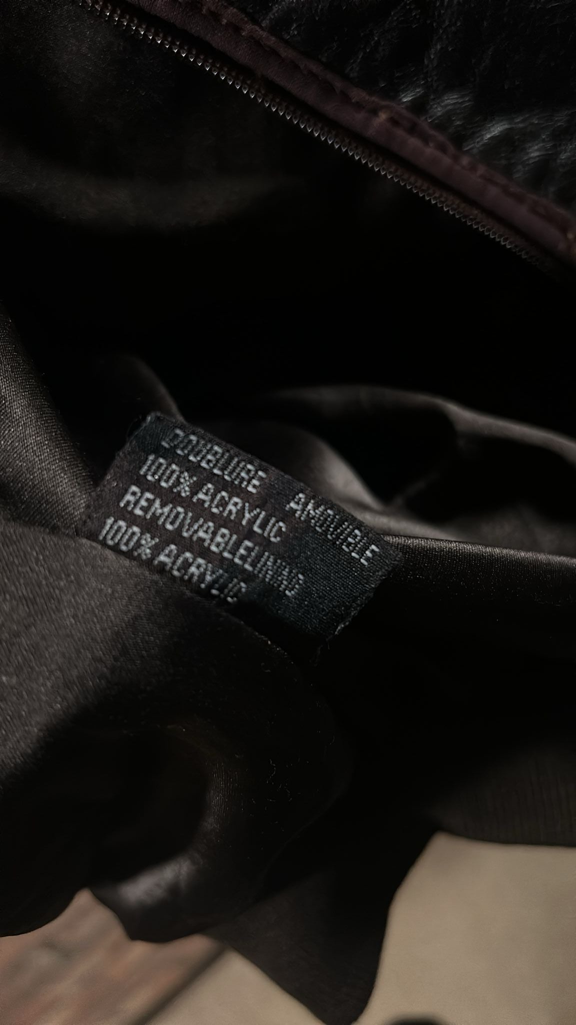 Brown Leather Bomber Jacket