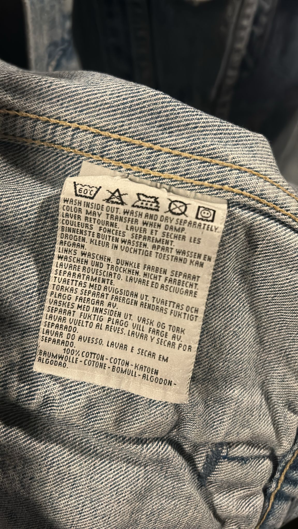 Levi’s light wash denim jacket