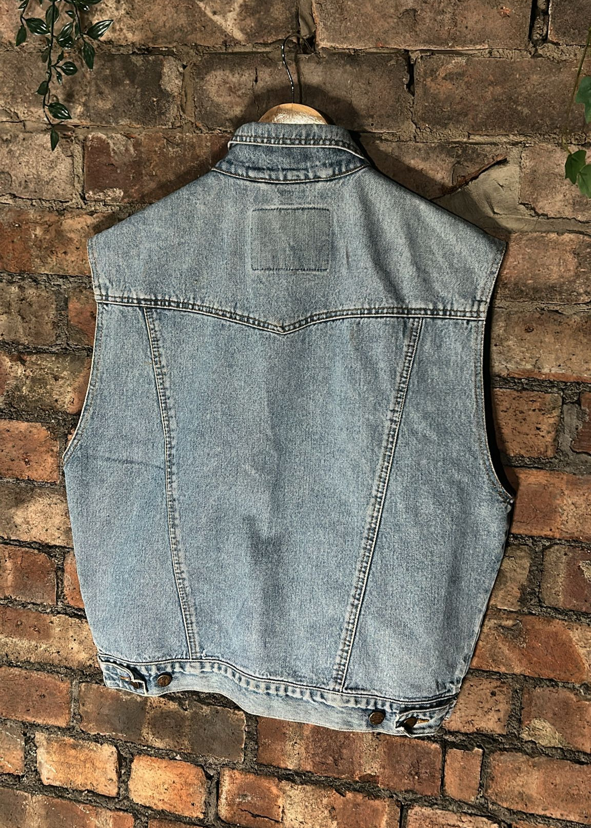 Wrangler sleeveless denim jacket