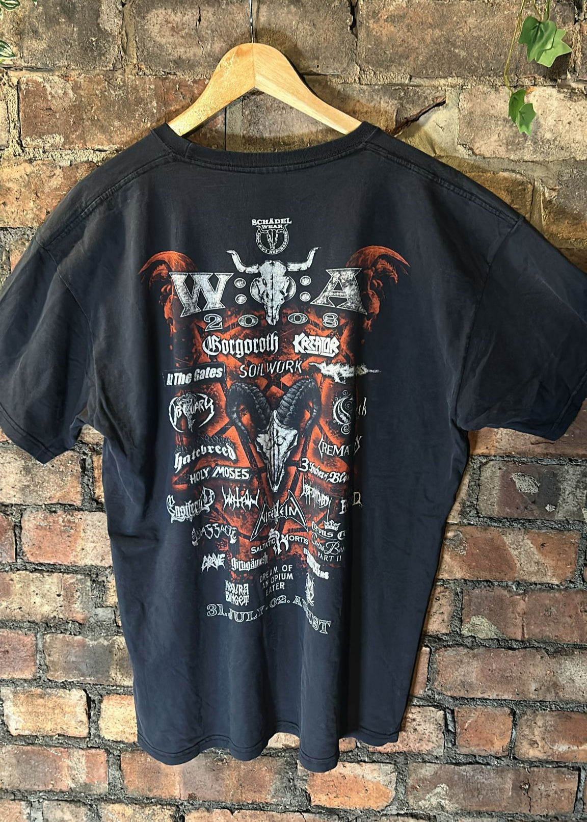 Wacken open air 2008 tshirt