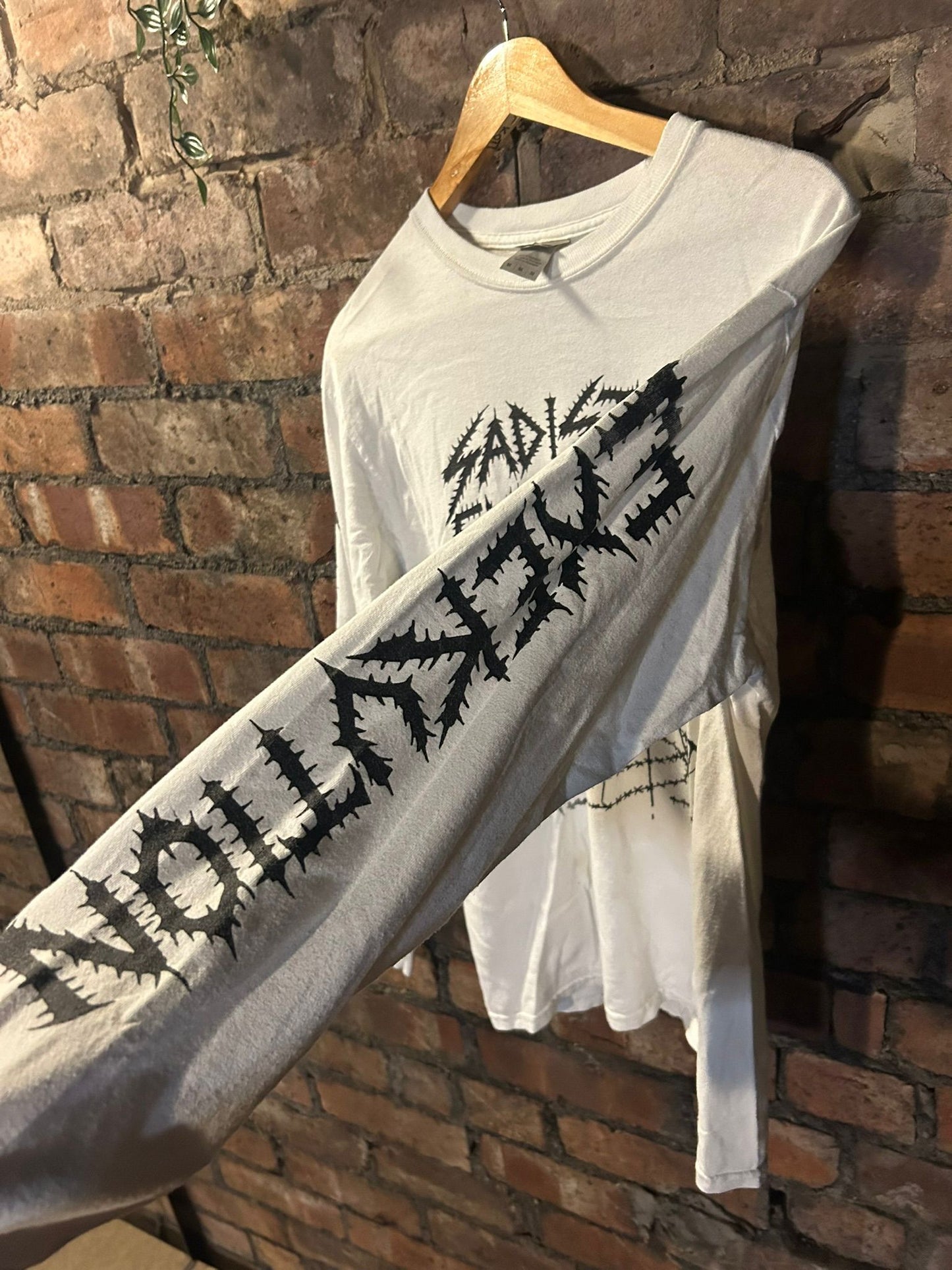 Sadistik exekution white long sleeve band Tshirt