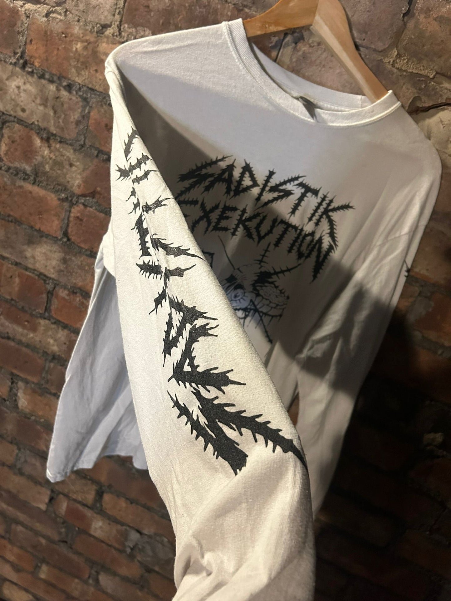 Sadistik exekution white long sleeve band Tshirt