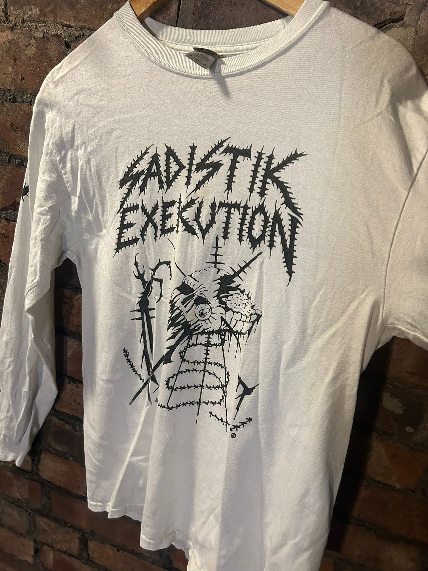Sadistik exekution white long sleeve band Tshirt