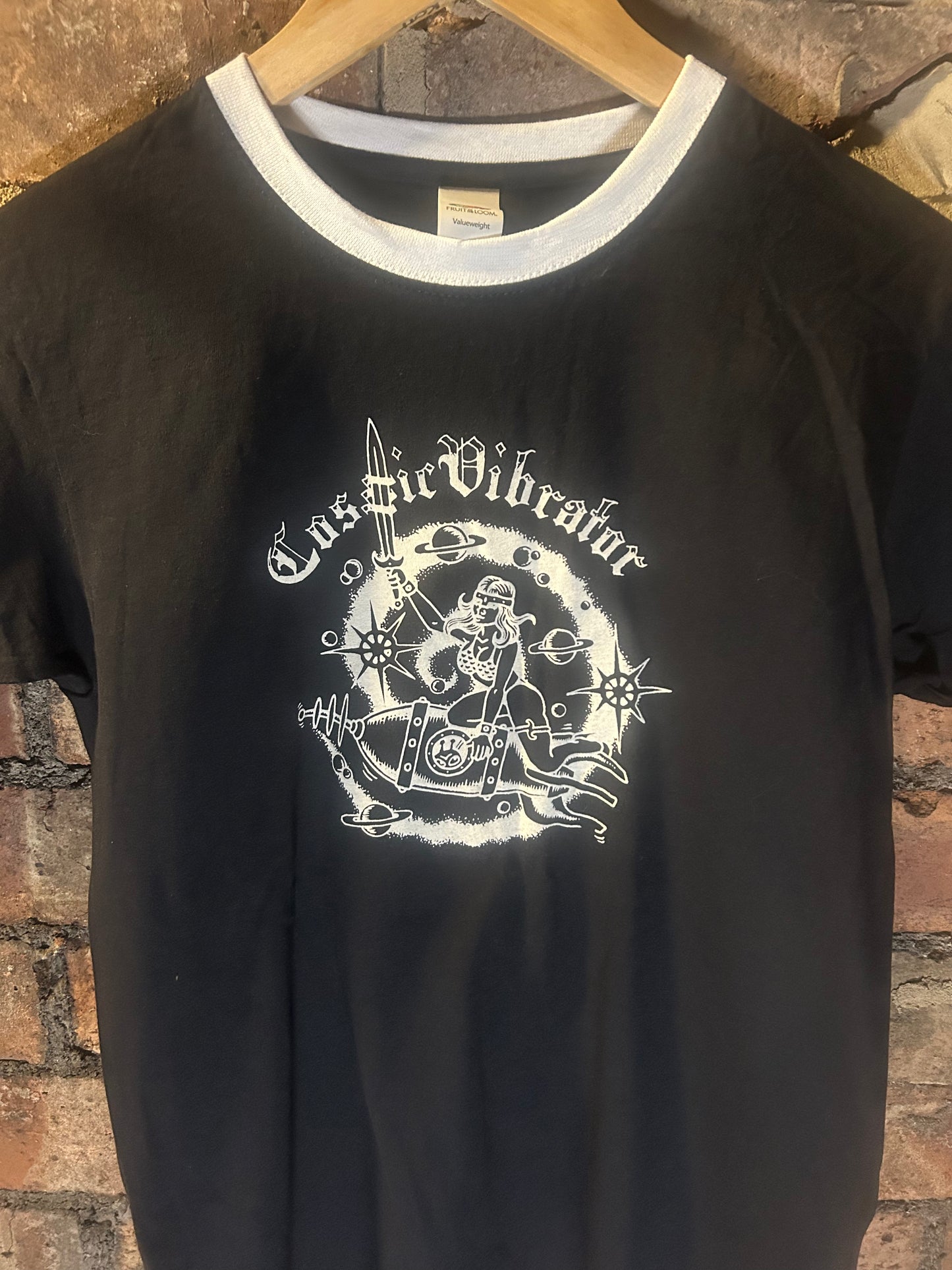 Cosmic Vibrator Logo Ringer Tshirt
