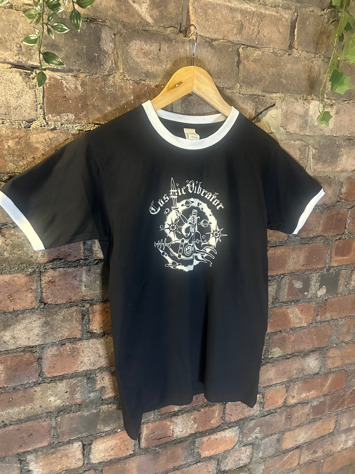 Cosmic Vibrator Logo Ringer Tshirt