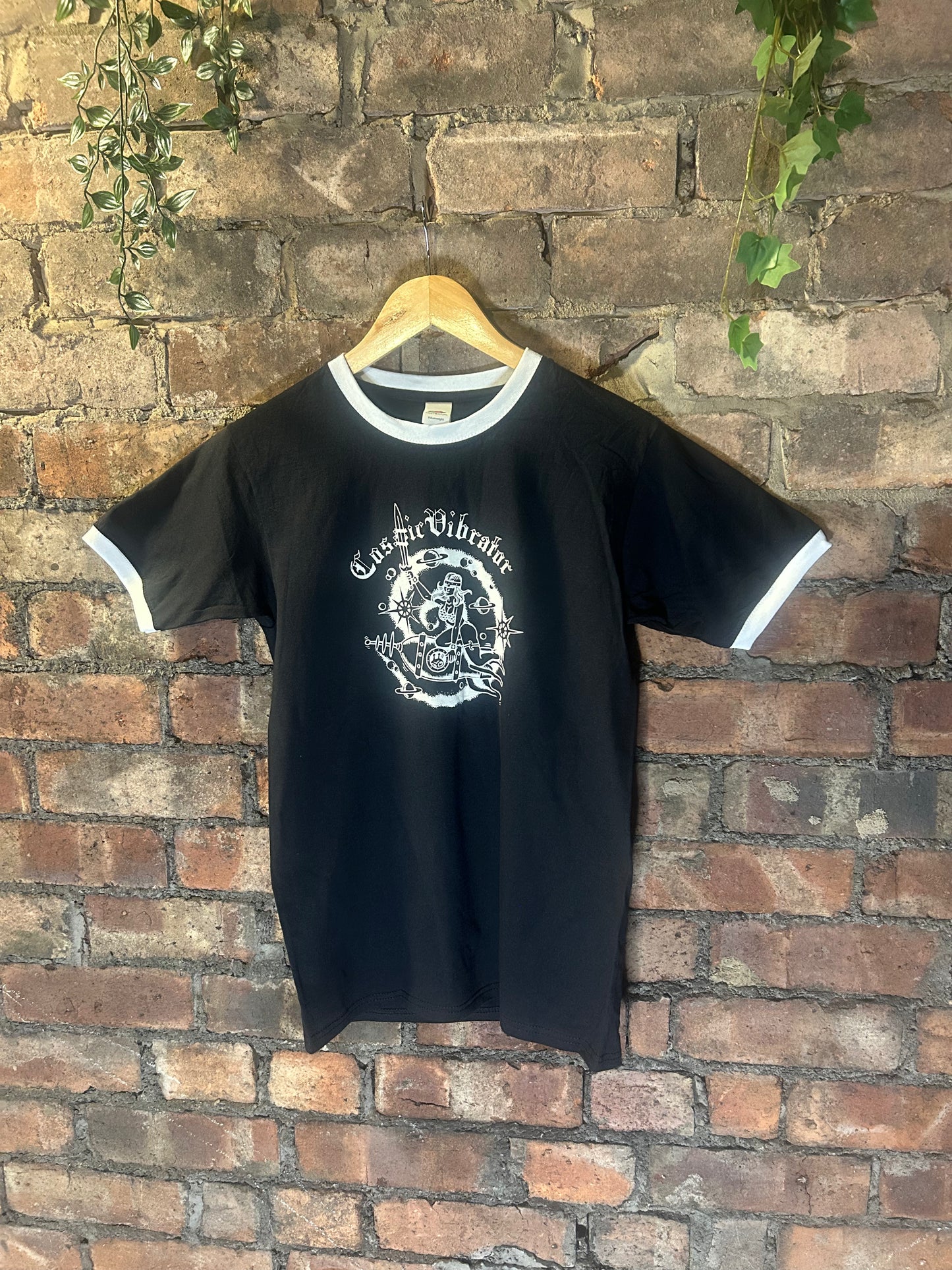 Cosmic Vibrator Logo Ringer Tshirt