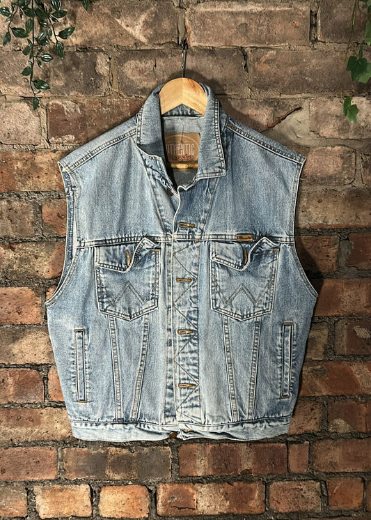 Wrangler sleeveless denim jacket